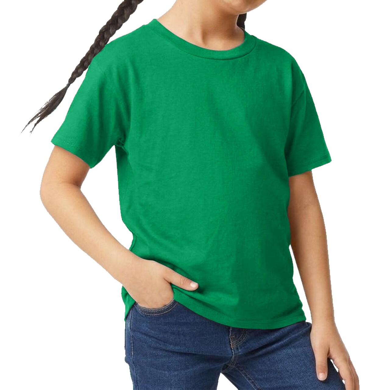 Gildan Youth Softstyle Blank T-Shirt for DIY Crafts, Heat Transfer Vinyl, Screen Printing & Sublimation